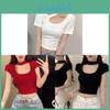 Übergroßes T-Shirt für Damen mit Stickerei und Hohlmuster für den sommerlichen Freizeitlook
