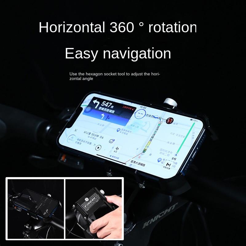 Bicycle Phone Holder 360° Rotation Aluminum Alloy MTB Bike Phone GPS Bracket Scooter Motorcycle Handlebar Mount Cell Phone Stand