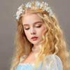 Bohemian Flower Wreath Headband Elegant Head Wreath Flower Tiaras  Girls Adult Hair Accessories