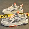 Fashion Summer Breathable Men's Vulcanized Shoes Comfortable Lace-up Outdoor Running Shoes 2025 New Mesh Casual Sneakers Tenis Masculino