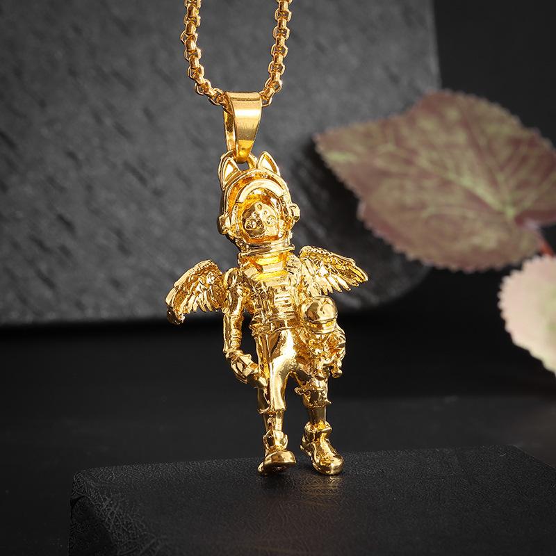 Halloween Necklace, Retro Alloy Jewelry, High-end Color Retention, Personalized Pendant Pendant.