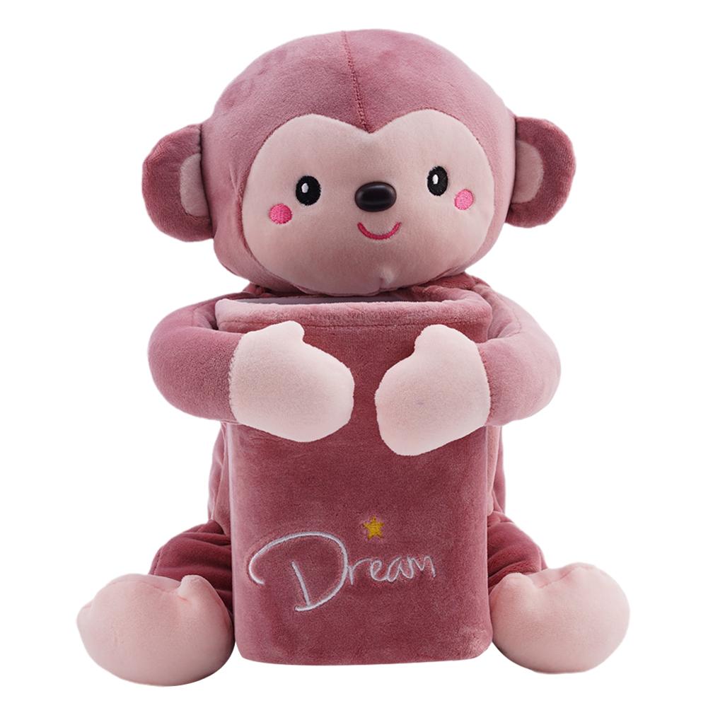 

Мультяшна плюшева коробка для серветок для автомобіля Приладдя для салону автомобіля Плюшева коробка для серветок, тримач для автомобільного підлокітника, коробка для автоаксесуарів