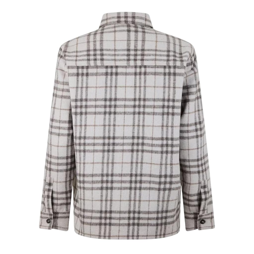 Jack Wills Mens Plaid Long-Sleeved Overshirt