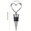 Keeping Beverages Fresh Wine Stopper Reusable Bottle Corkscrew Durable Metal Wine Corks  Valentines