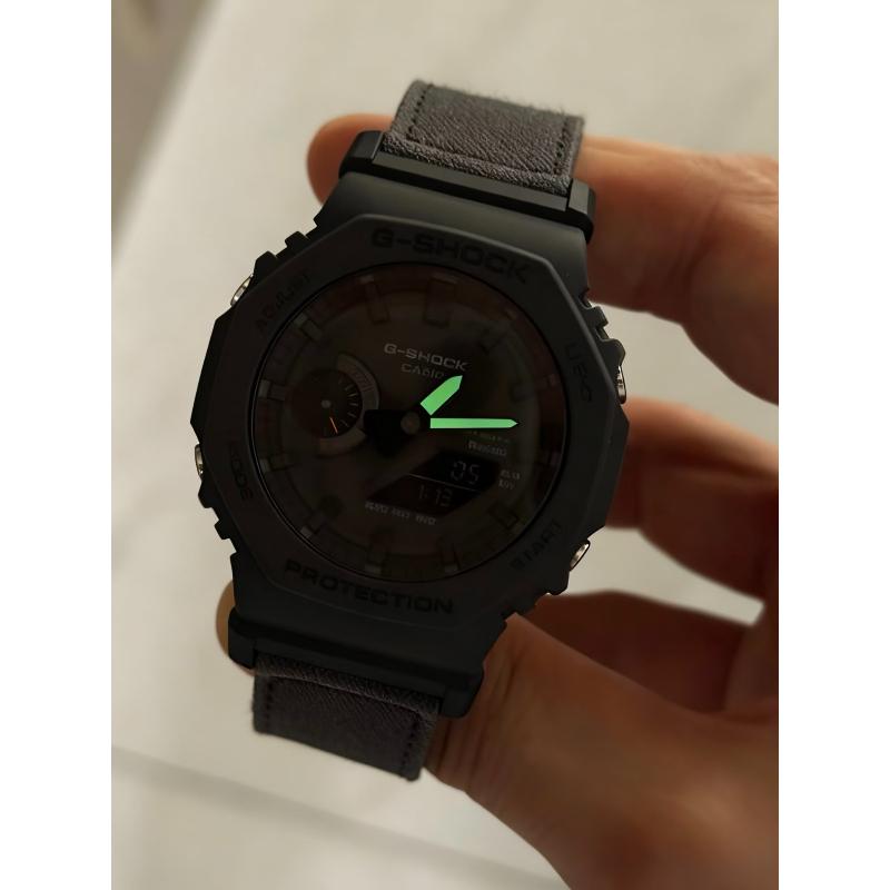 16mm Soft Bracelet for Casio G-SHOCK Canvas Watch Strap DW-5600BBN GW-M5610 GA100/110 22mm Nylon Watch Band