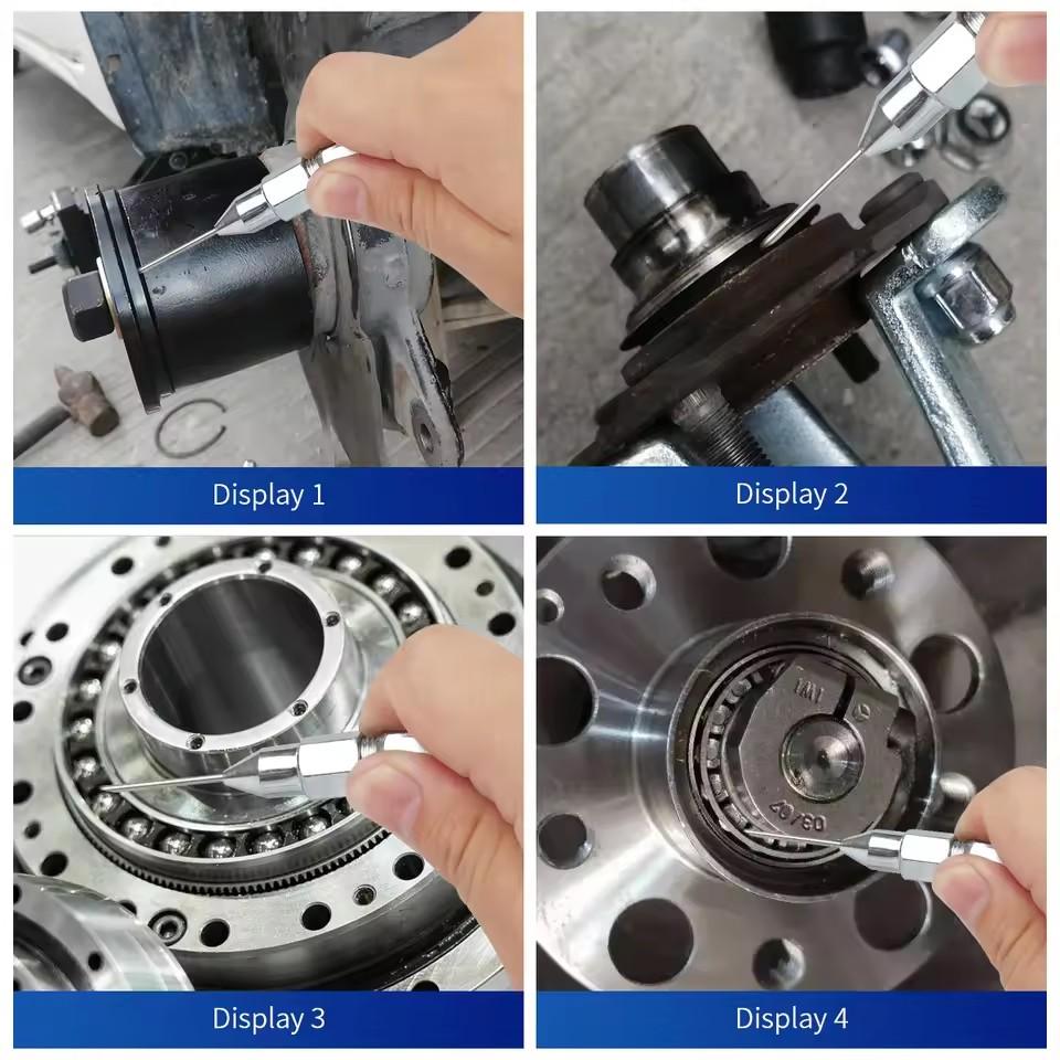 Car Grease Gun Needle Nose Nozzle Adaptor Lubricant Tip Oil Pump Syringe Repair Tool Accessory for Automotive Maintenance