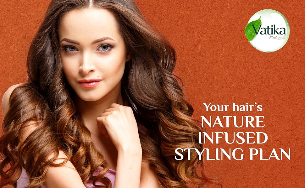 Soft & Silky Styling Hair Cream with Moroccan Argan Vatika Naturals 140 ML