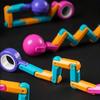 Twistable Finger Chain Stress-Relief Toy, Finger-Spinning Gyro Stress-Relief Toy