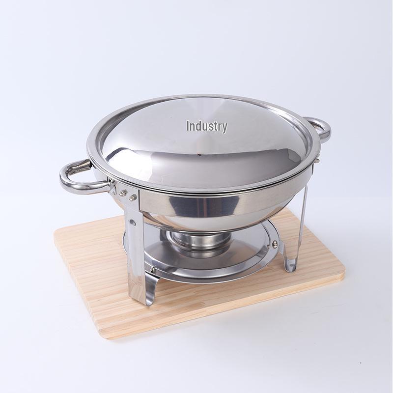 Stainless Steel Chafing Dish Buffet Set with Alcohol Burner