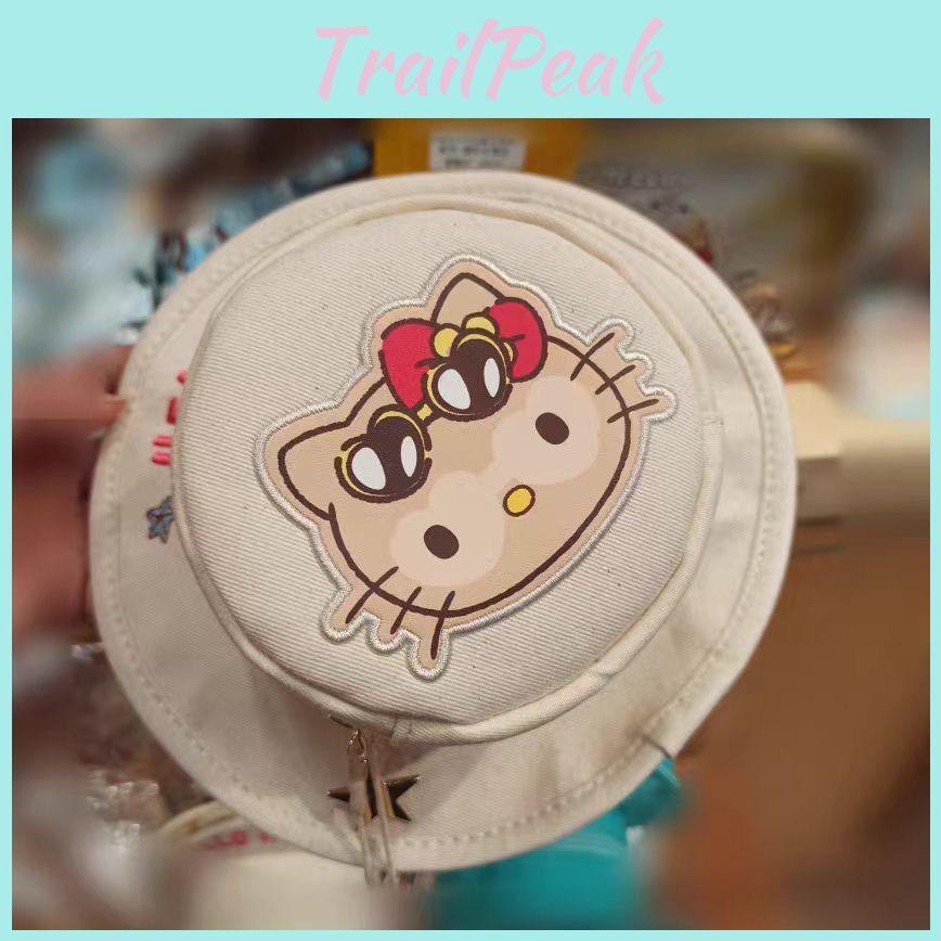 Sun Cute Canvas Hat Crossbody Bag With Lotso Nick Design Embroidery