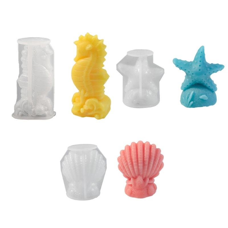 Mehrzweck Große Muschel Robuste Silikon Squeeze Form für Werkzeug Schokolade Süßigkeiten Kuchen Seife Basteln Heimdekoration