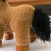 Simulation Standing Foal Plush Doll with Mane Cartoon Horse Stuffed Toy  Valentine's Day Gifts
