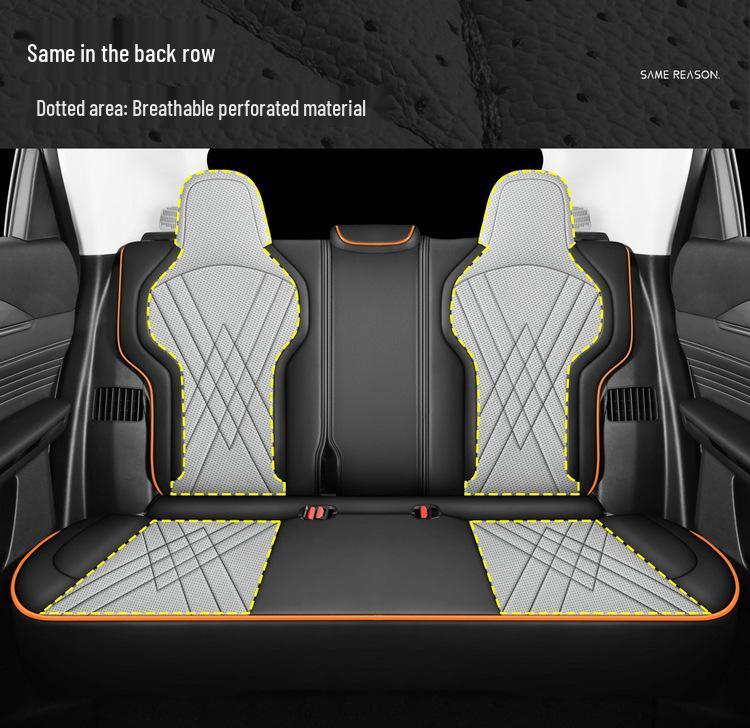 New Model Full Leather Car Seat Cushion for Dongfeng Fengshen L7 - Four Seasons Universal Fit