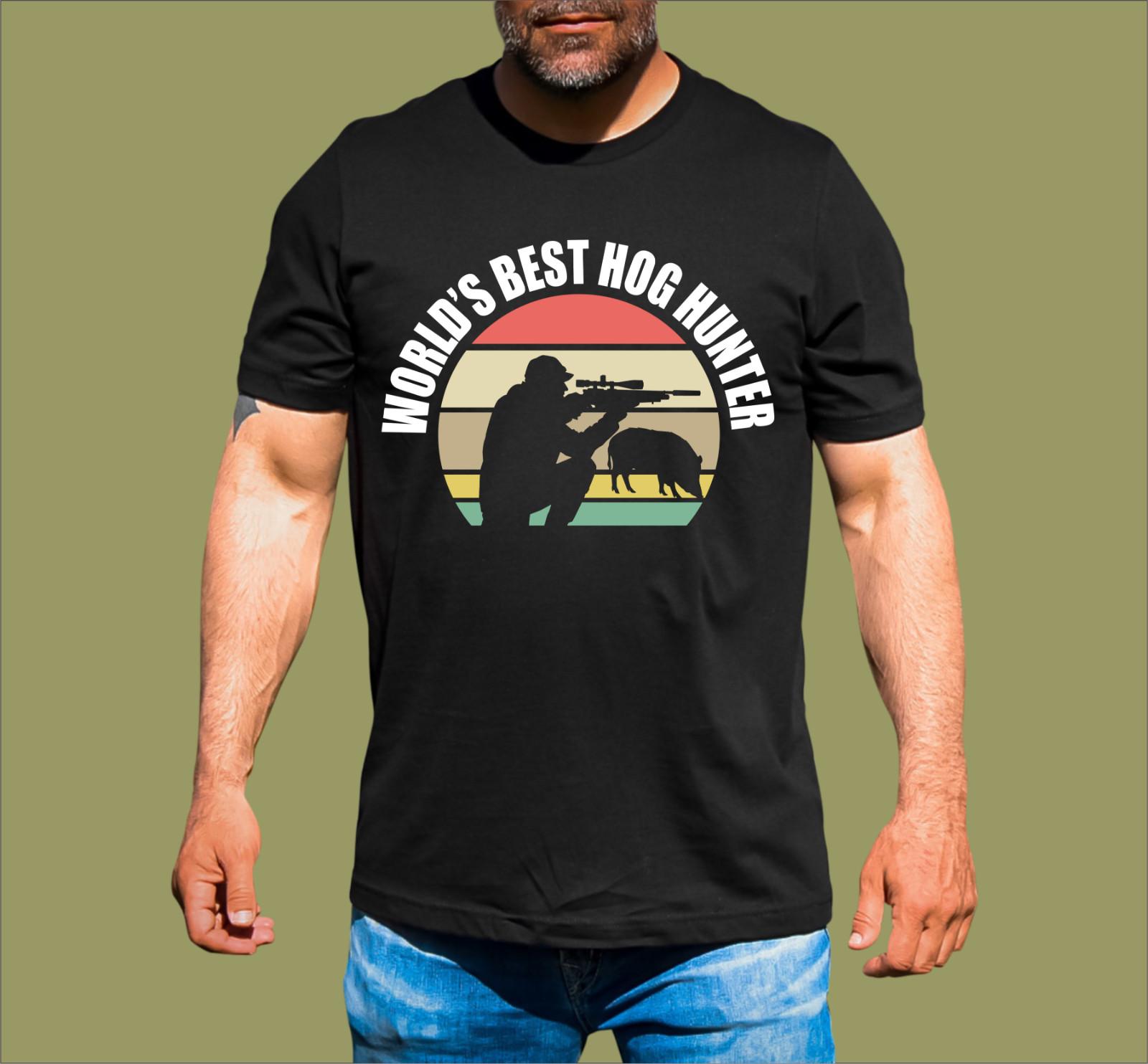 WORLDS BEST HOG HUNTER T-SHIRT XXXXL
