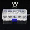 ABUL-640Pcs 10 In 1 Terminals Non-Insulated Ring Fork U-Type Brass Terminals Assortment Kit Cable Wire Connector Crimp Spade