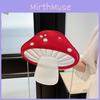 Mushroom Shape Pu Mini Crossbody Bag With Zipper Pocket For Daily Casual Wear