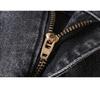 Korean Style High-Waisted Elastic Denim Skinny Pants for Women - Slim-Fitting Nine-Point Pencil Design