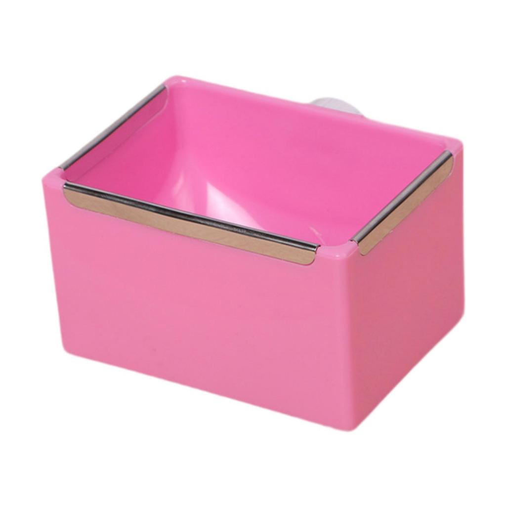 Plastic Hamster Bowl Double Function Food and Water Feeding Dish for Guinea Pig Rabbit Small Pets