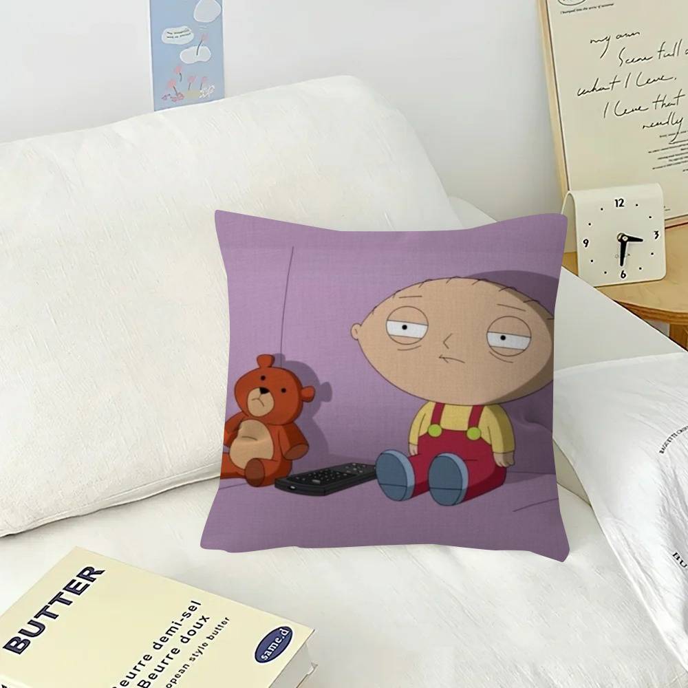 Cartoon Stewie cute fun Pillow Cover for Bedroom Room and Living Room Sofa Decorative Cushion Cover