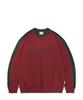 GAINSBORO Coloring Weekend Never Sweatshirt_Burgundy