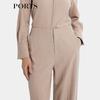 PORTS Women's Autumn/Winter Casual Wool Blend Trousers LT9P029JFF062