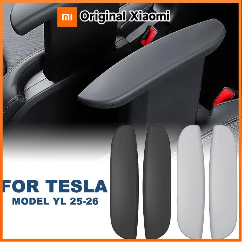 Xiaomi Second Row Armrest Protective Cover Car Handrail Protective Gloves for Tesla Model YL 25 - 26 Interior Mouldings Car Accessories