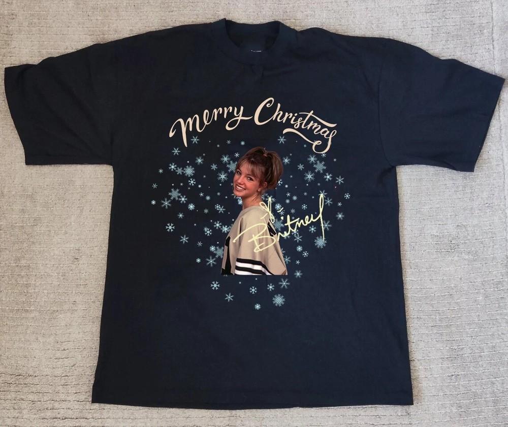 Merry Christmas Britney Spears T Shirt All Size S5XL SN179 Unisex T-Shirt S