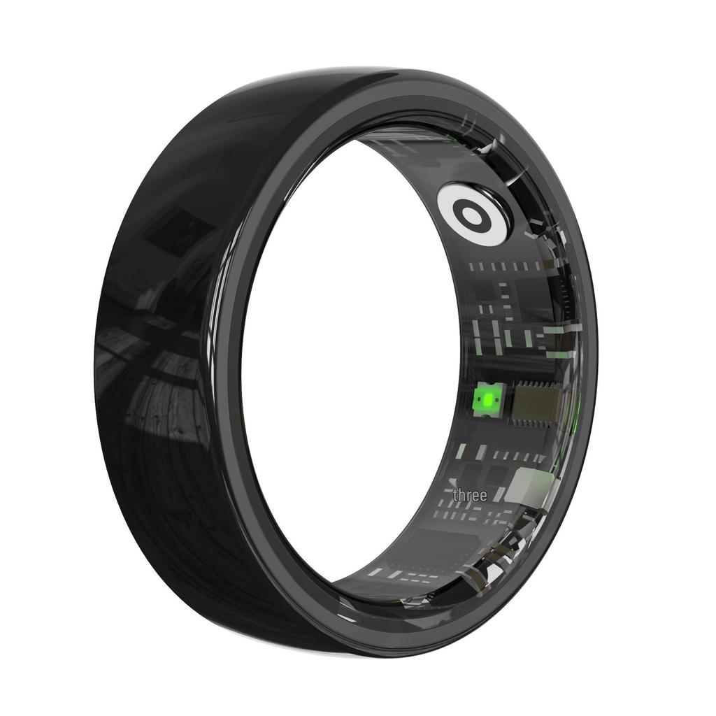 R12 All-Weather Ceramic Smart Ring: Health, Pedometer, Heart Rate & Sleep Monitor