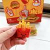 261PCS Fast Food Set Building Blocks Mini Bricks Hamburger Fries Chicken Nuggets Models Kids Kitchen Toys
