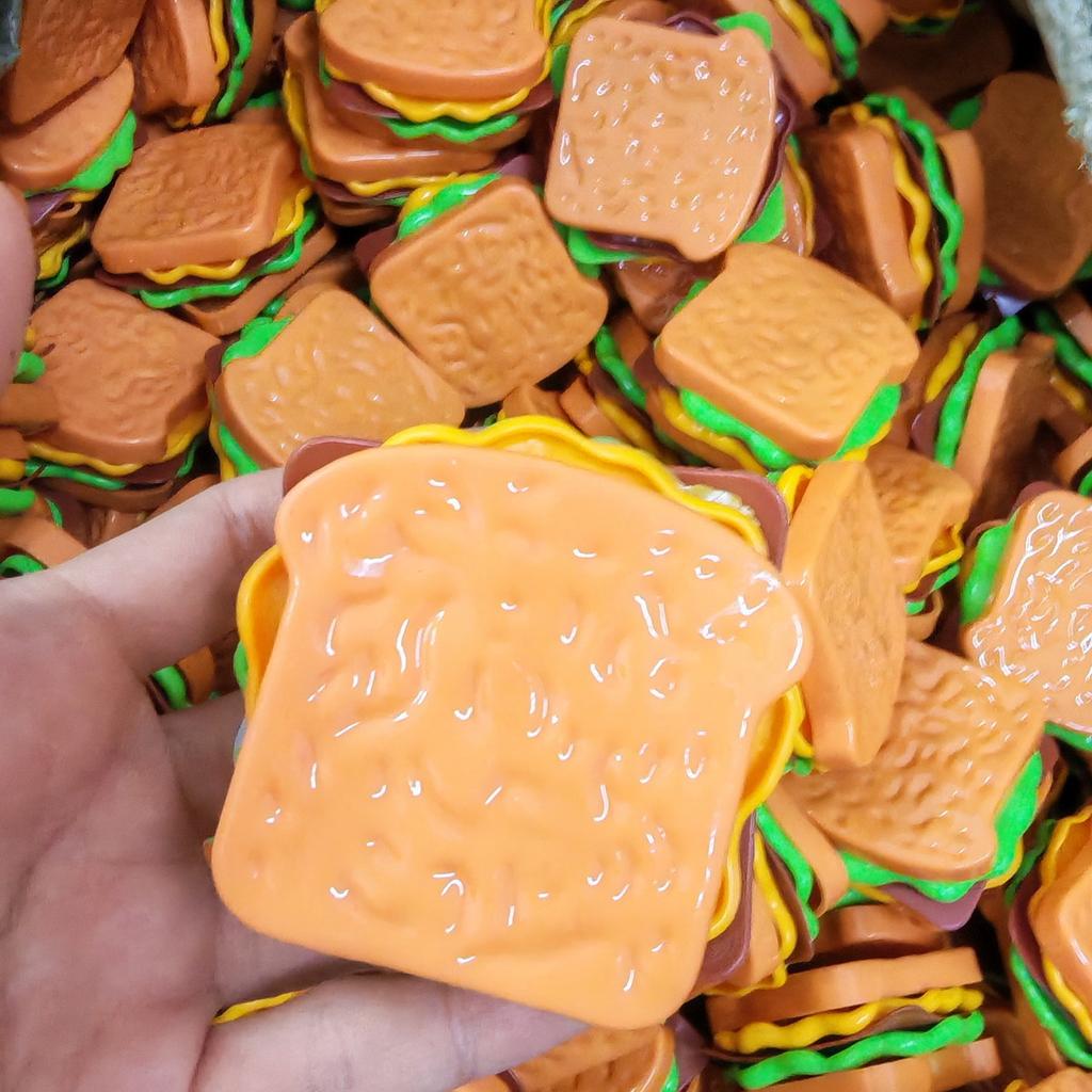 Diy Children'S Play House Burger Western Food Kitchen Simulation Breakfast Toast Sandwich Food Play Model