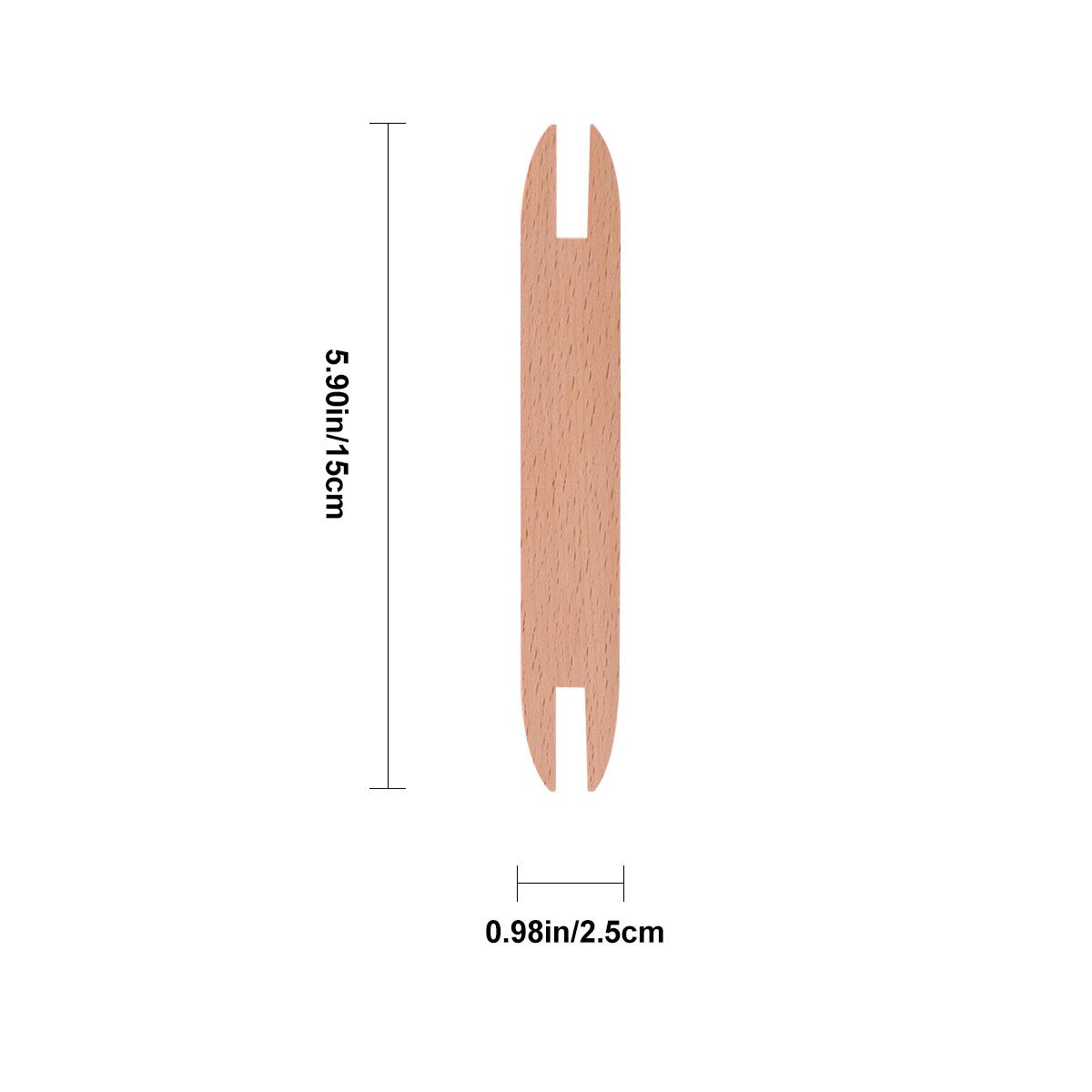 Wooden Shuttle Smooth Edge Weaving Tool For Sweater Scarf Tapestry Diy Knitting Crafting Sewing Accessories