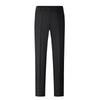 Men's 100% Wool Business Casual Trousers with Adjustable Waist