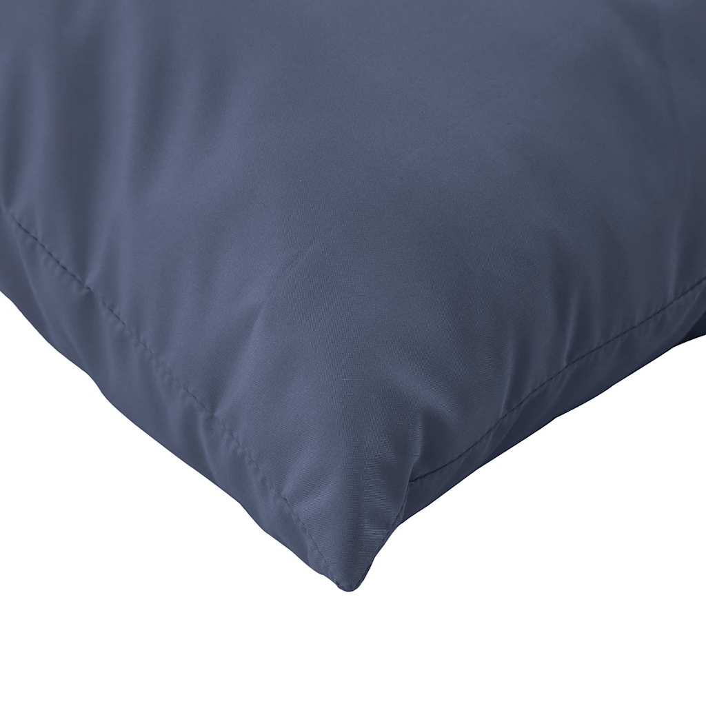 2 Piece Pallet Cushion Set Navy Blue Fabric