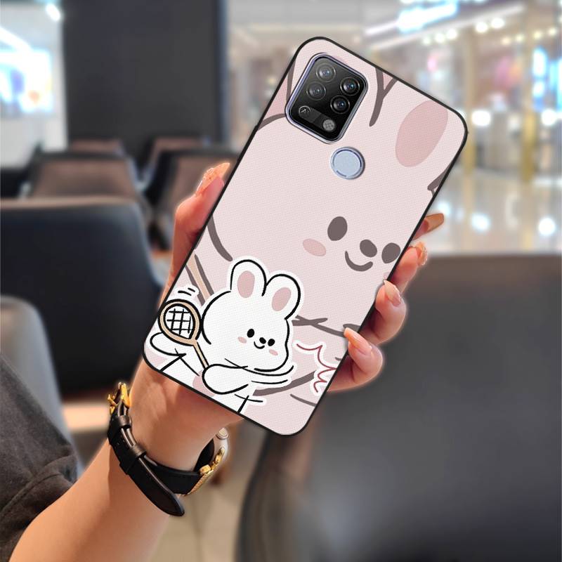 TPU Cute Phone Case For Tecno Pova/LD7 Full Wrap Graffiti Anti-knock Dirt-resistant Anti-dust Phone Pouch Cartoon Couple