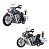 Patrol Car Inertial Motorcycle Police Car Model Toy With Sound And Light For Kids