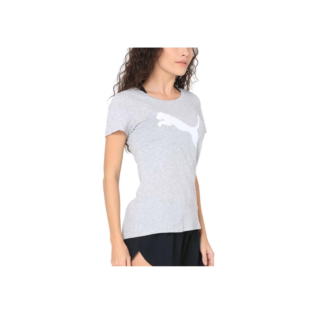 Puma Athletic Round Neck Slim Fit Breathable Sports Short Sleeve T-Shirt Women Tops 850147-04