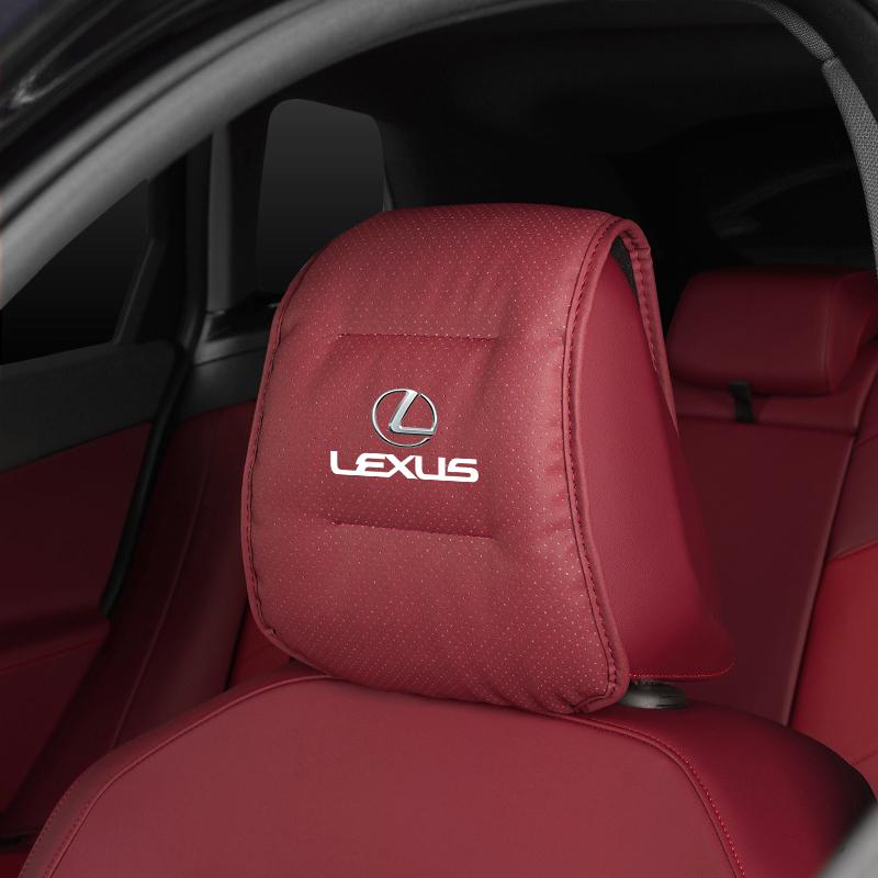Leather Car Pillowcase Car Supplies Headrest Cover For Lexus RX330 IS250 Ct200h ES300h RX350 Anti Fouling Decoration Pillowcase NM2