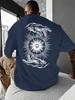 Occult Hand and Sunburst Graphic Tee Sketch Style Print 100 Cotton Unisexs Tshirt Summer MysticalInspired Casual StateUnisext Top