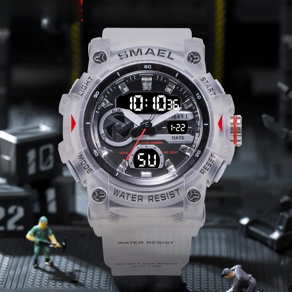 All-match Waterproof Outdoor Sports Electronic Watch for Male Students