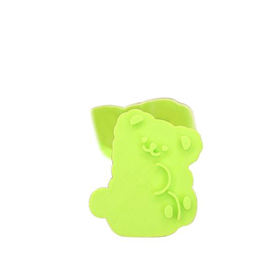 Useful Quick Demold Bear Themed Fondant Mold Food Grade Reusable Cookie
