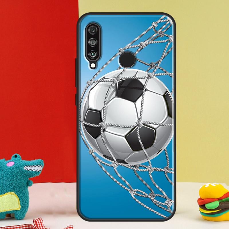 Football Soccer Ball For Huawei Nova Y91 Y90 Y60 Y70 Y72 Y61 9 10 SE 12i 12s 11i 5T P60 Pro P20 P30 P40 Lite Case