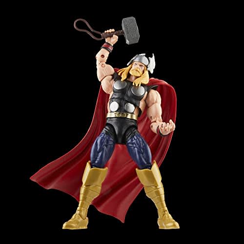 Hasbro MARVEL Marvel Legends Series Thor Vs. Destroyer, Avengers 60th Anniversary 6 Inch (15cm) Size Action Figure, with 5 Accessories F7087 Genuine C