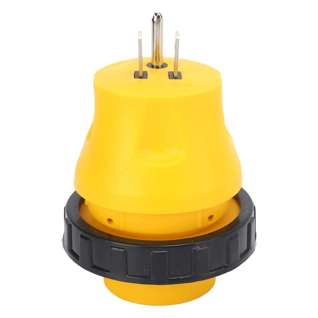 15A Male to 30A Female Converter Straight Adapter Weatherproof US Plug for RV Generator Cords 125V