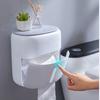 Paper towel rack storage rack suction box wall mounted waterproof roll paper rack without punching bathroom accessories