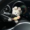 Accessorie Used for Car Gear Shift Decoration Cute Turn Signal Dolls Wiper Dolls Rearview Mirror Ornament Car Internet Celebrity