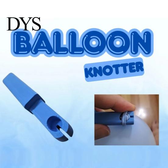 Balloon Knotting Device 3D Printed Knotter Tool, Lightweight Tying Helper for Latex Balloons, Fast Aid Kids, Adults, Party Setups