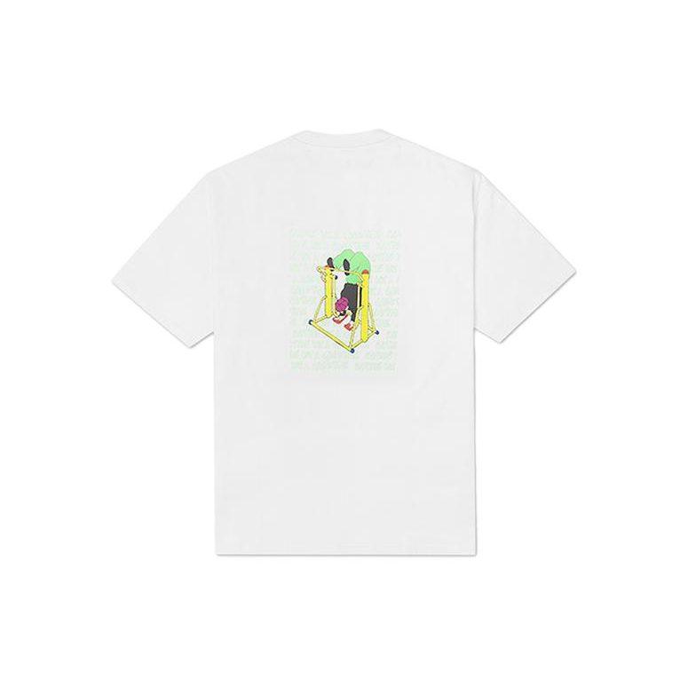 Converse Drop Shoulder Sleeve T-Shirt Men's White 10023150-A01