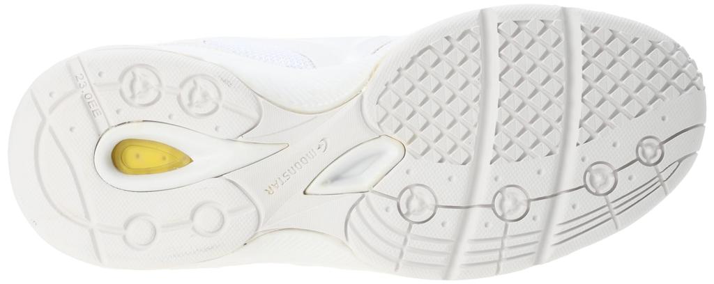 Moonstar MS3300G Size 2E Kids' Sneakers, White, 24.5 cm,