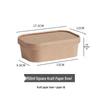 Disposable Kraft Paper Meal Prep Containers