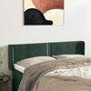 VidaXL Headboard with Ears Dark Green 147x16x78-88 Cm Velvet3118679